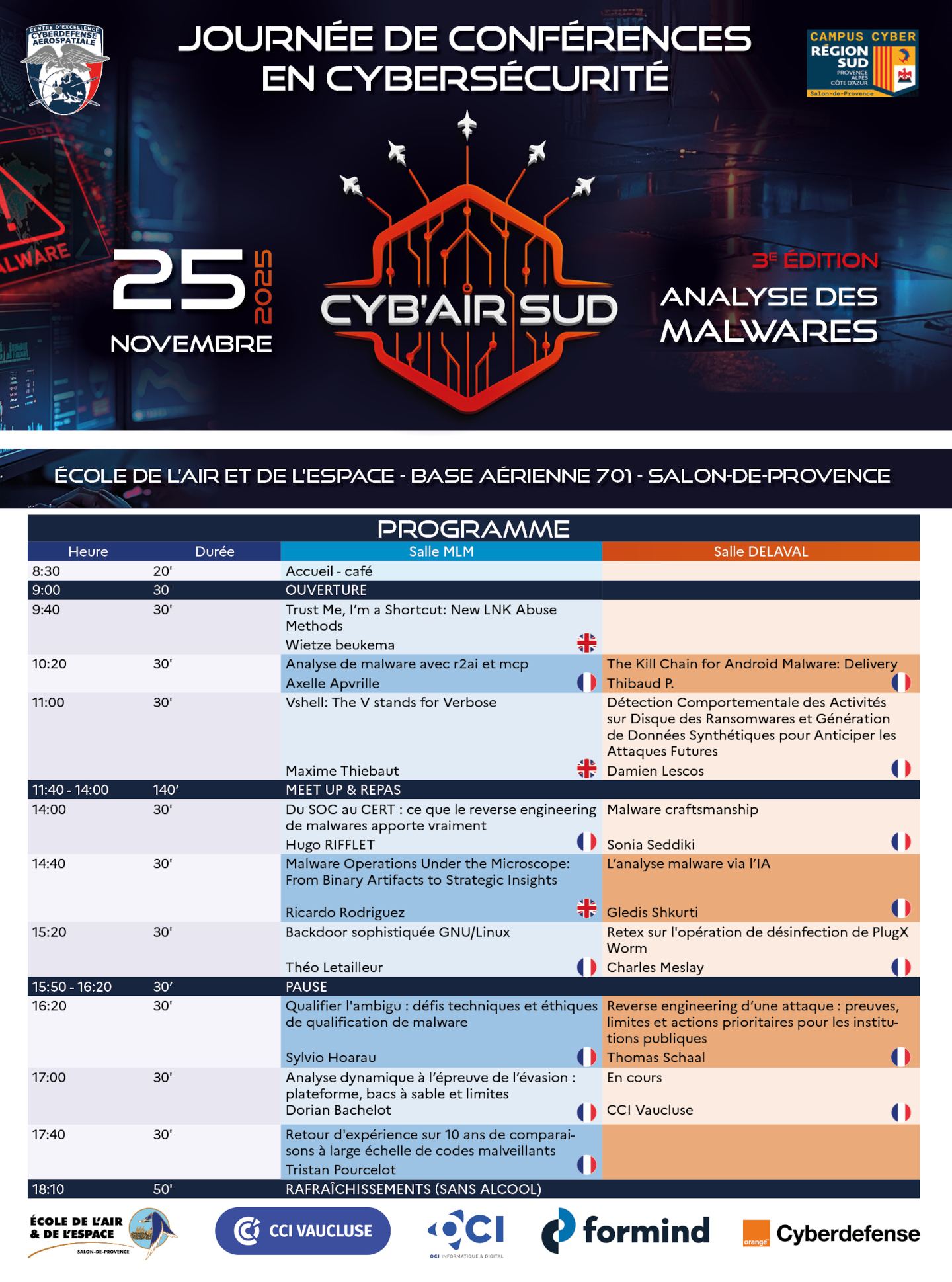 Programme Edition 2025